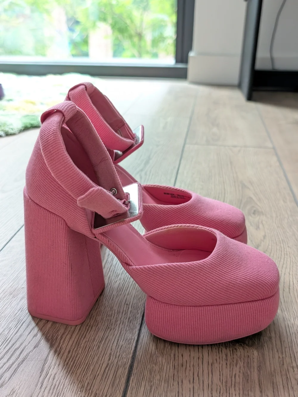 Charles & Keith Pink Platform Heels